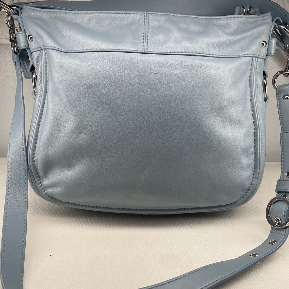 Coach Leather Zoe Hobo Shoulder Bag - Picture 7 of 10